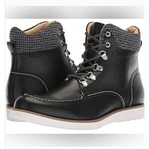 English Laundry Mens Blackpool Boots 12 Black NWT Chukka Combat Lace Leather